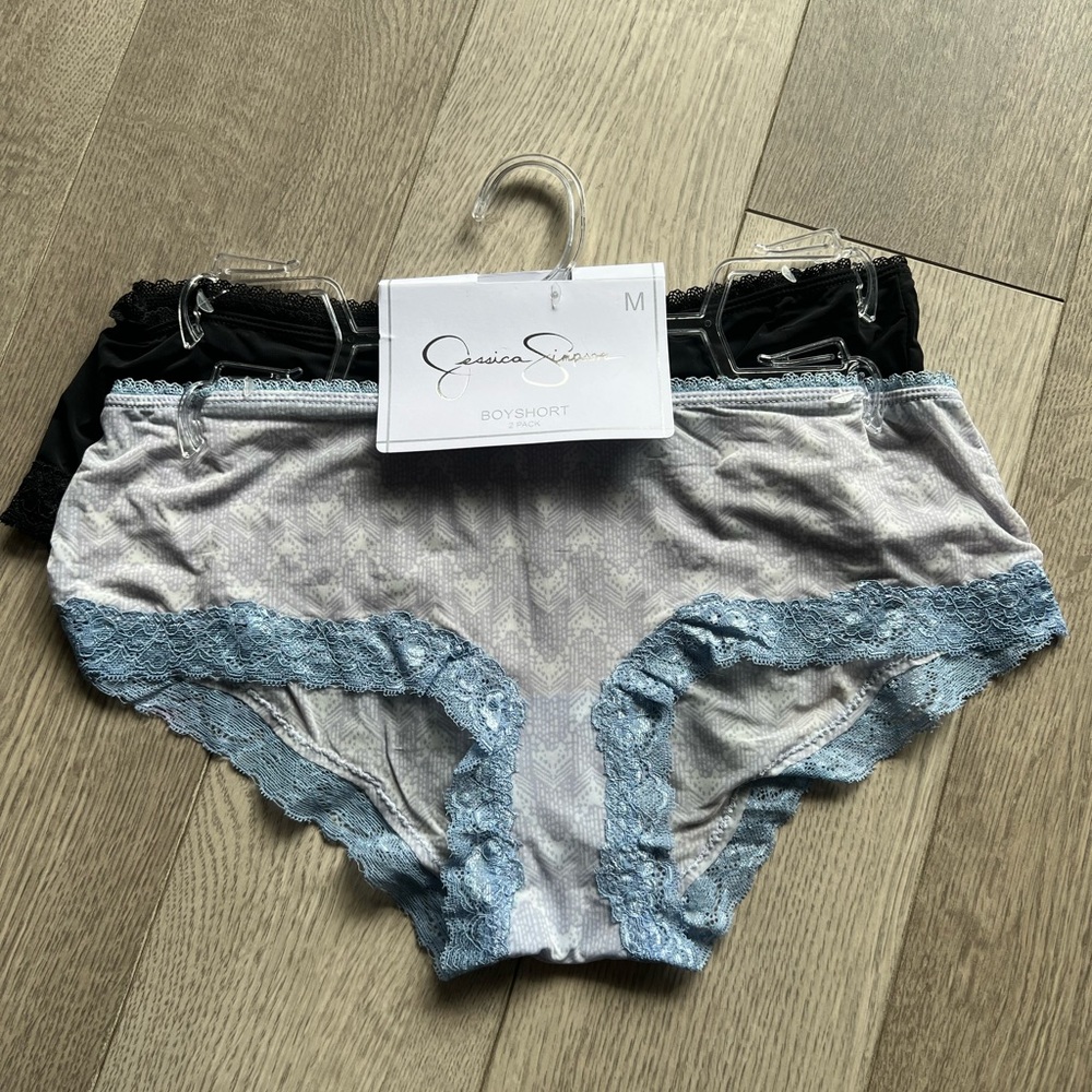 Jessica Simpson - 2 Pack Boyshorts w/Lace